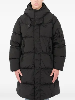 WACKO MARIA Faux fur-lined Hooded Parka | Black | FARFETCH