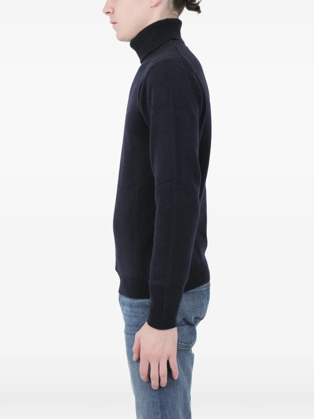  Re_branded Roll-neck Sweater - Blue 
