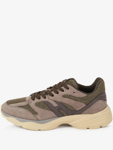 Hogan logo-appliqué panelled sneakers