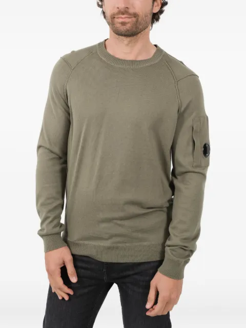 C.P. Company Suéter decote careca com bolso na manga