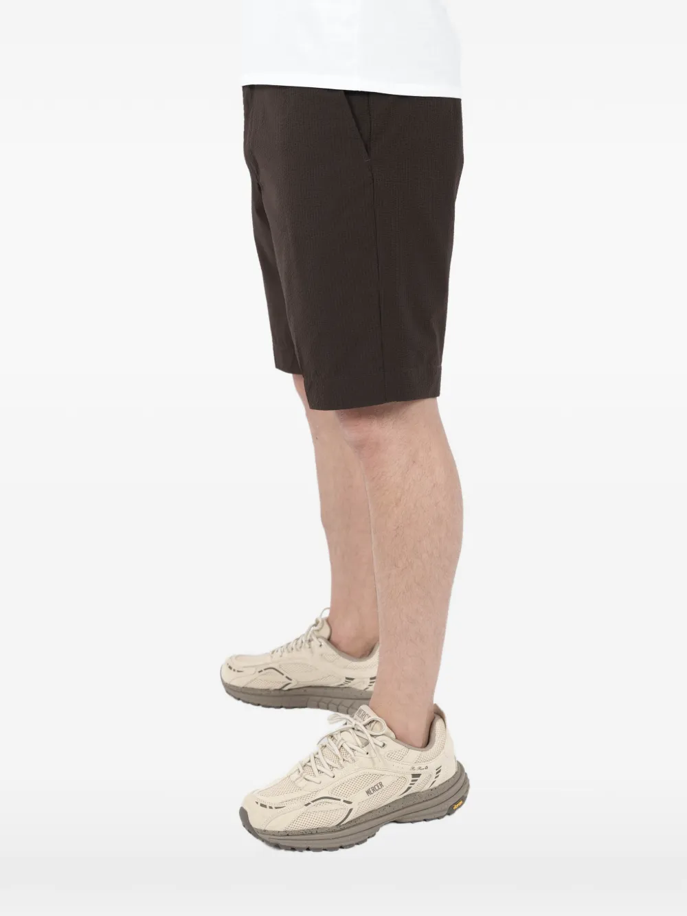 NN07 Shorts met textuur Bruin