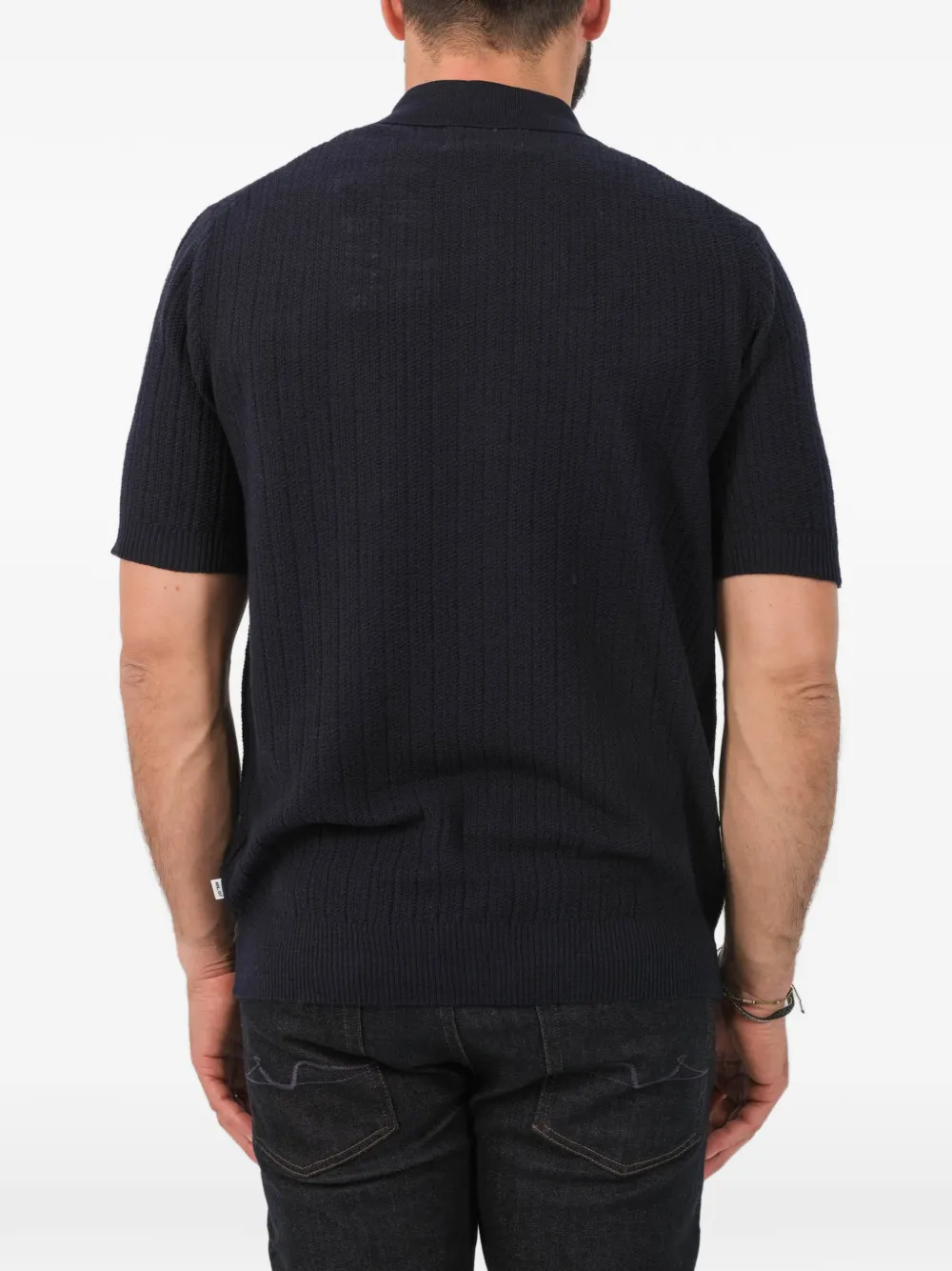 NN07 Nolan overhemd met korte mouwen Blauw