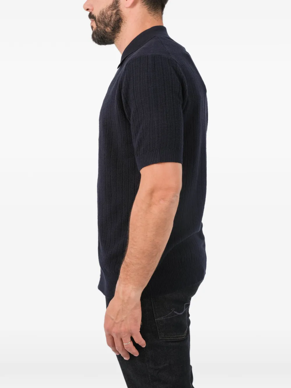 NN07 Nolan overhemd met korte mouwen Blauw