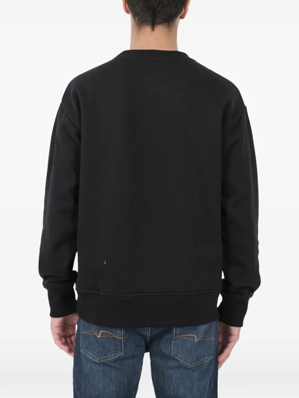 NN07 Briggs sweater met ronde hals Zwart