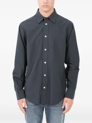 Studio Nicholson Texana Denim Shirt | Black | FARFETCH FI