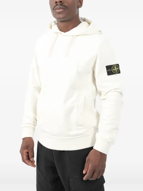Stone Island hoodie con parche del logo