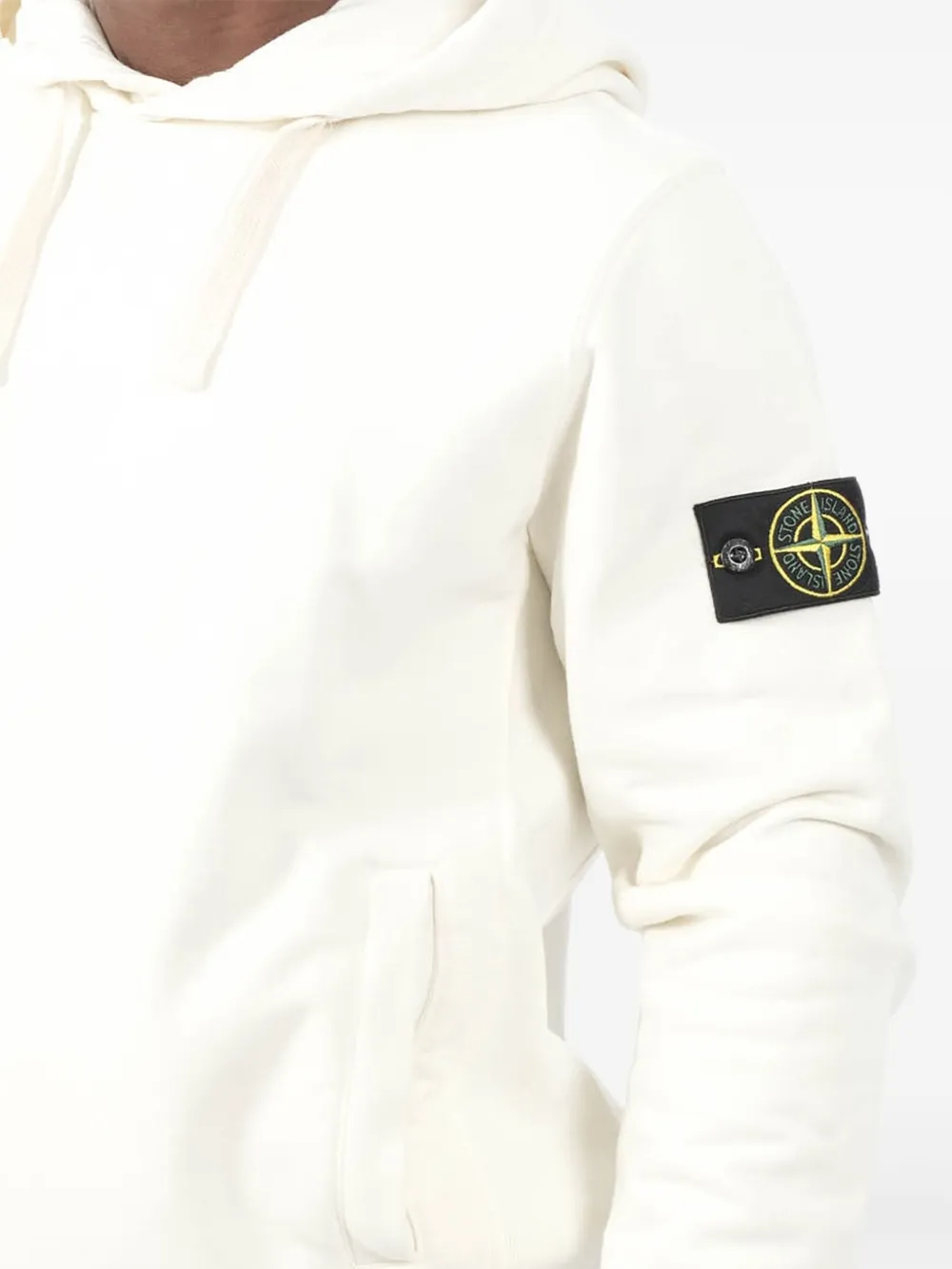 Stone Island Hoodie mit Logo-Patch | Hoodies & Kapuzenjacken | Image 2