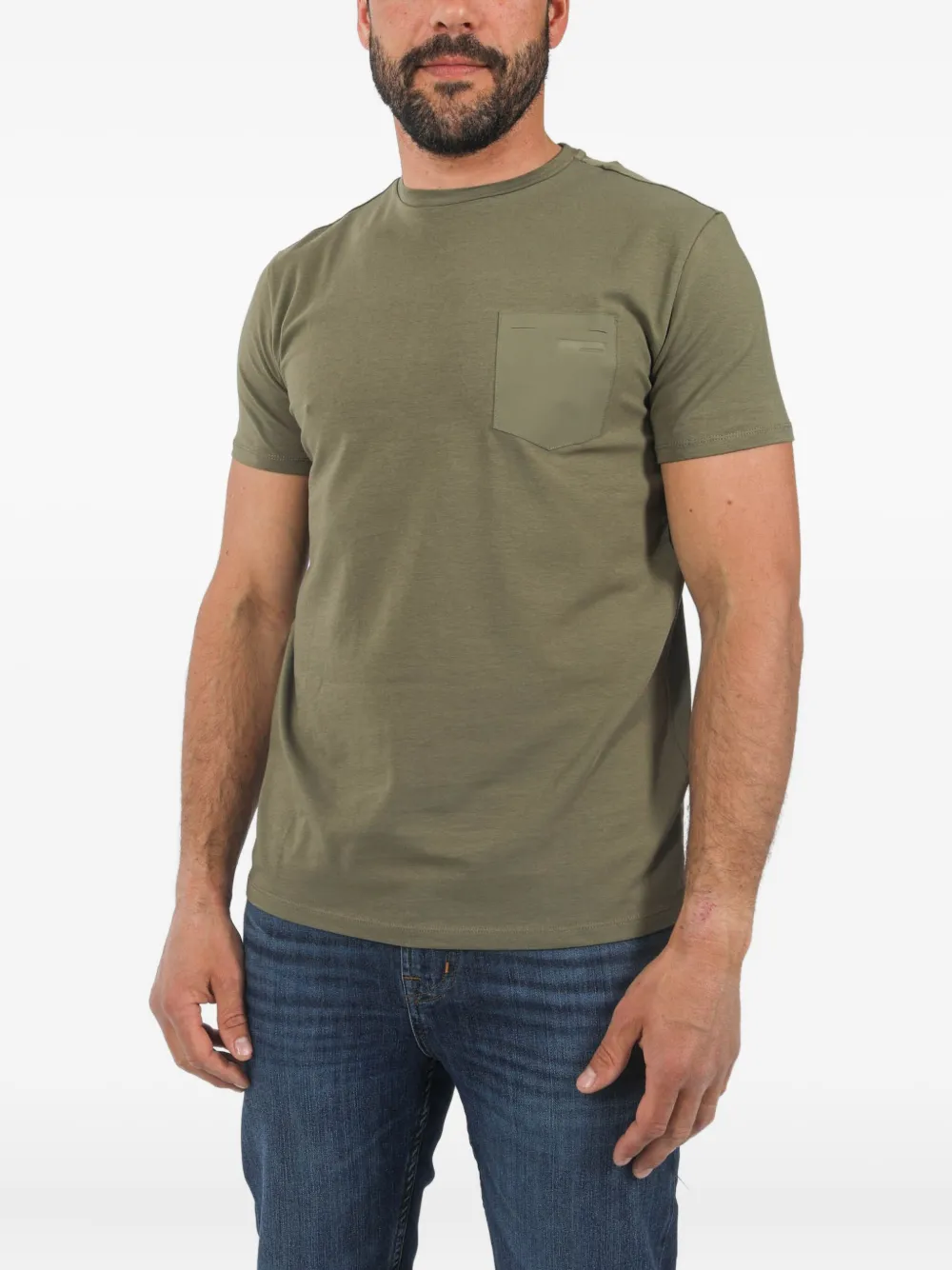 RRD T-shirt girocollo e taschino - Verde