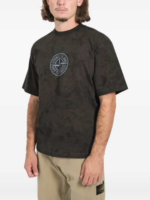 Stone Island tie-dye logo T-shirt