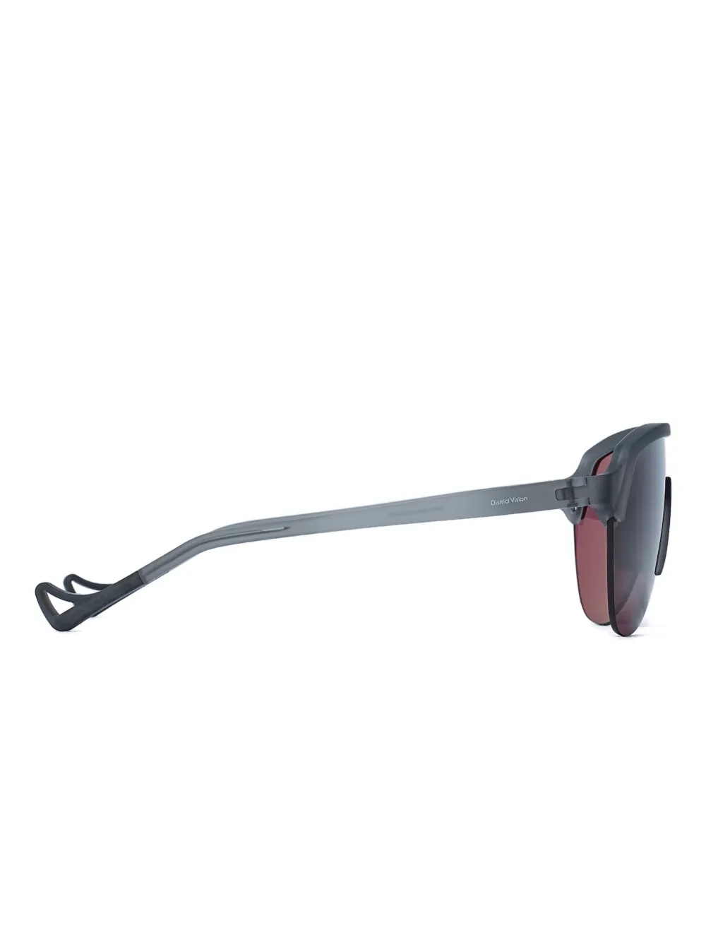 District Vision logo-detail sunglasses - Grijs