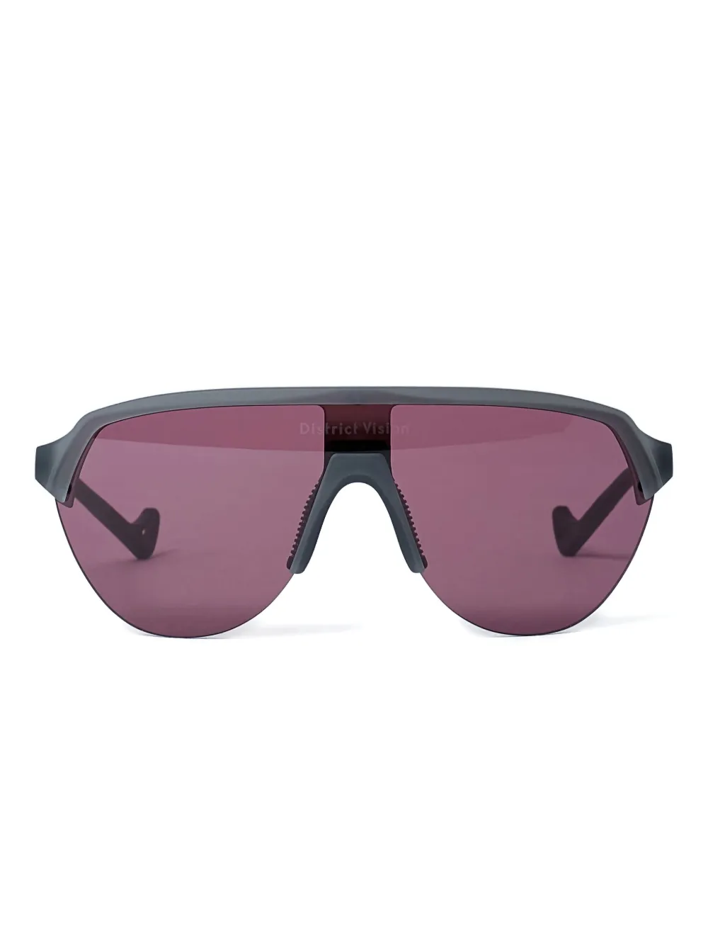 District Vision logo-detail sunglasses - Grigio