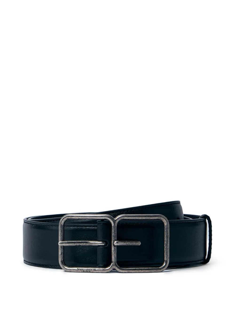Saint Laurent double-buckle belt - Zwart