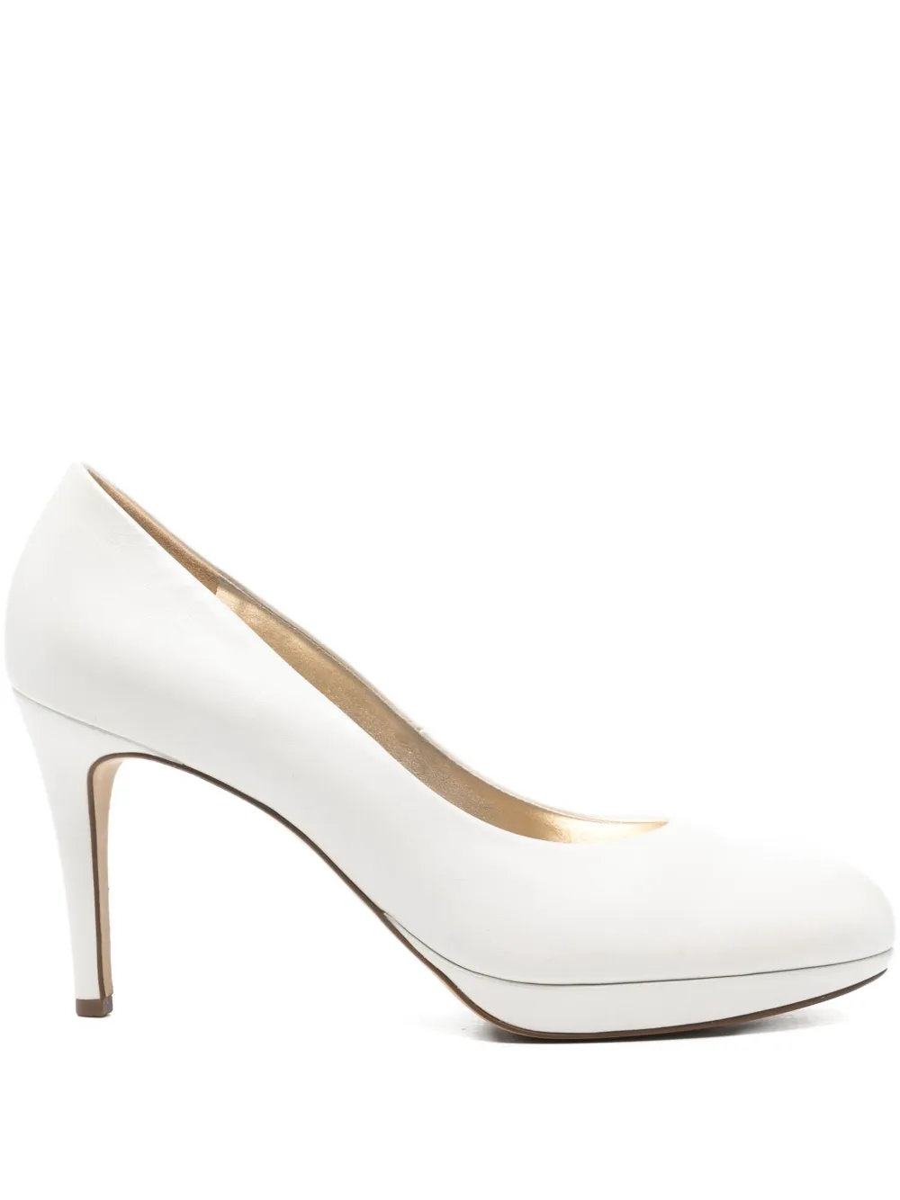 Hogl 80mm Studio Platform Pumps In White