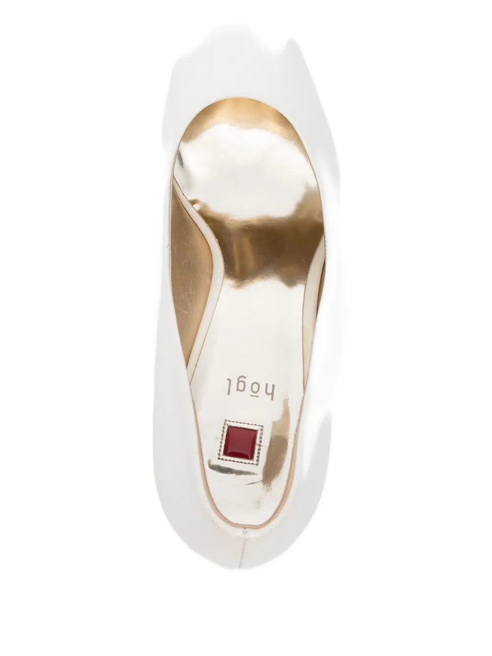 Hogl 80 mm Studio pumps met plateauzool Wit