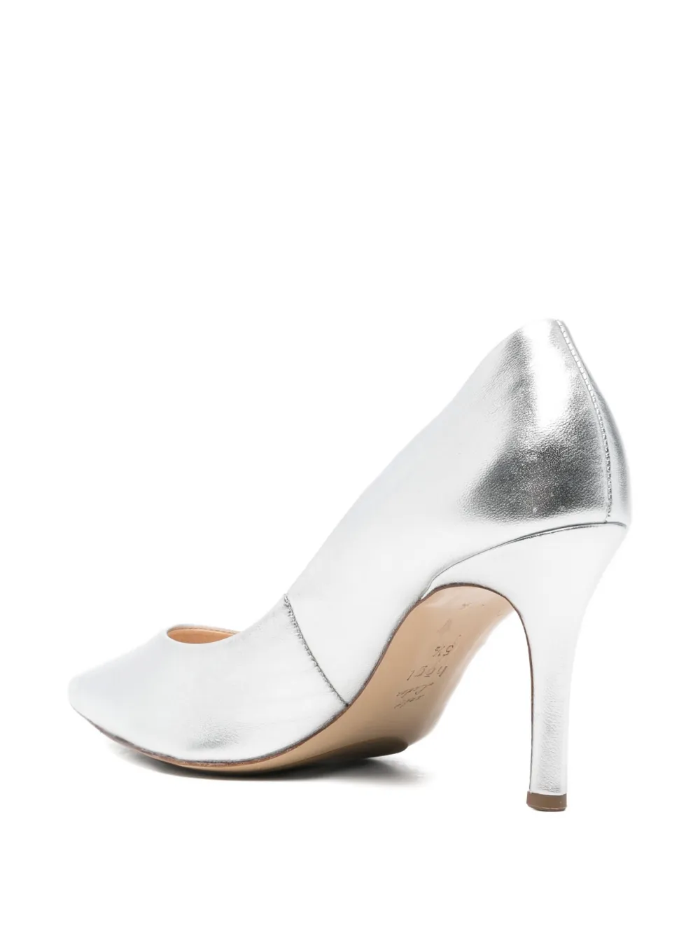 Hogl 70mm Boulevard Metallic-effect Pumps In Gray