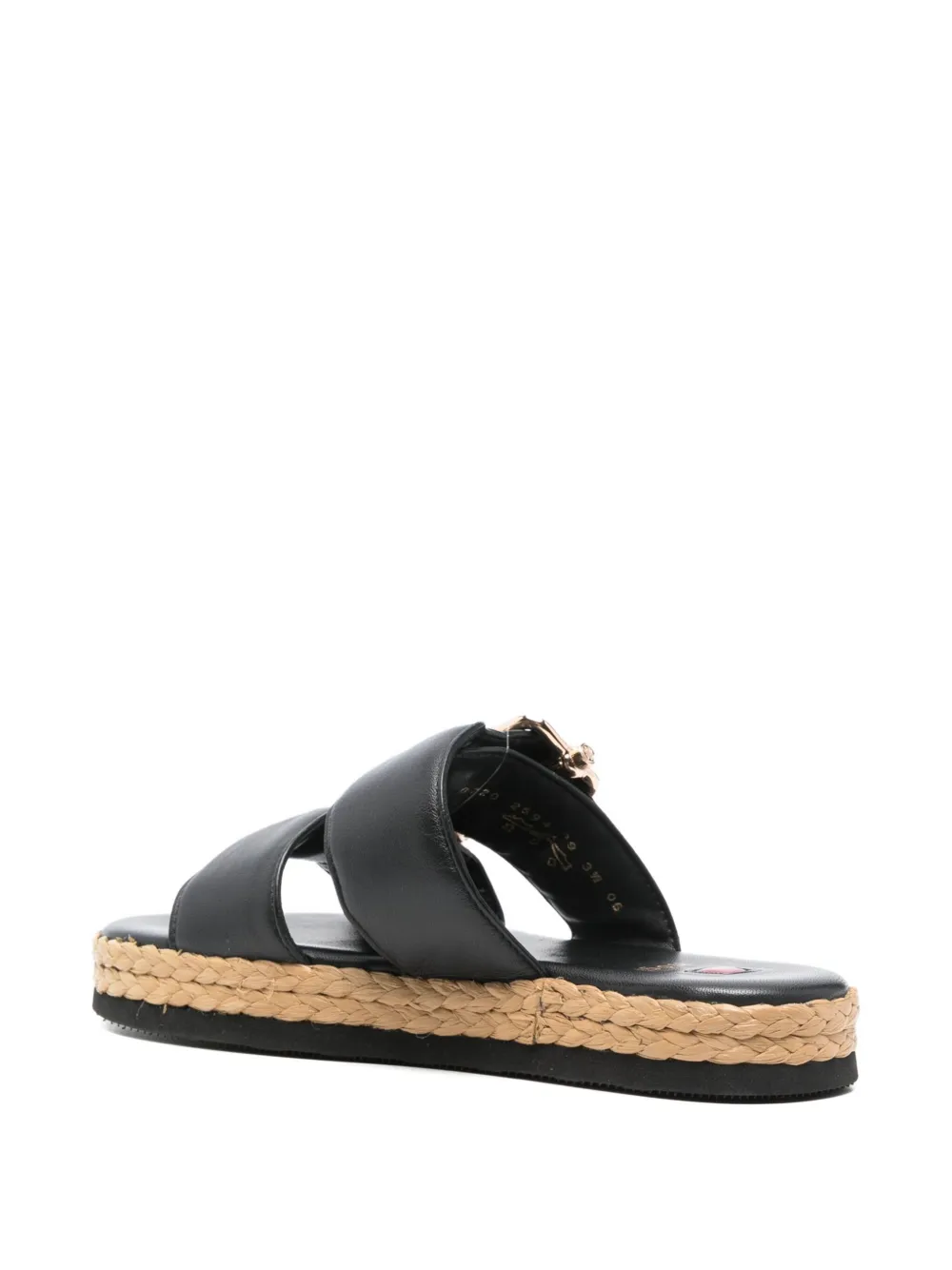Hogl Elsa Buckled Espadrilles In Black