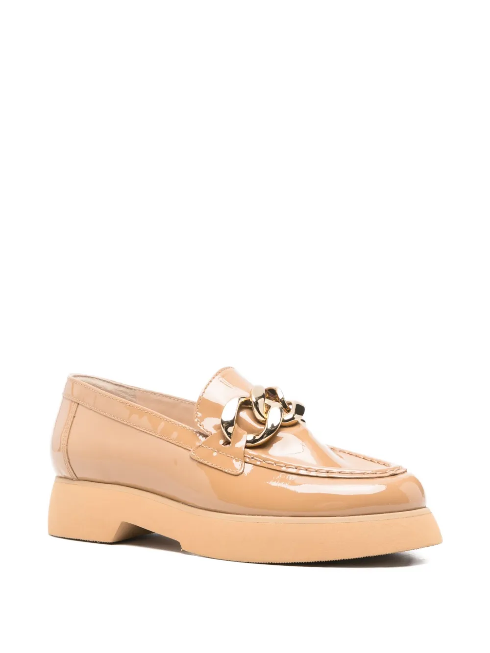 Hogl Stacy chain-detail loafers - Beige