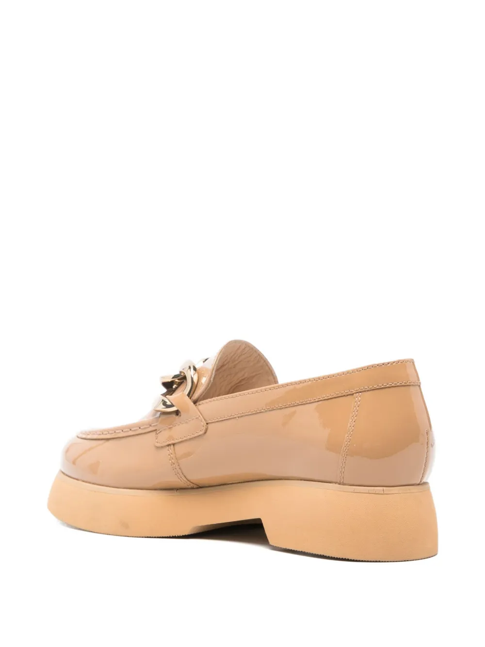 Hogl Stacy Chain-detail Loafers In Neutral