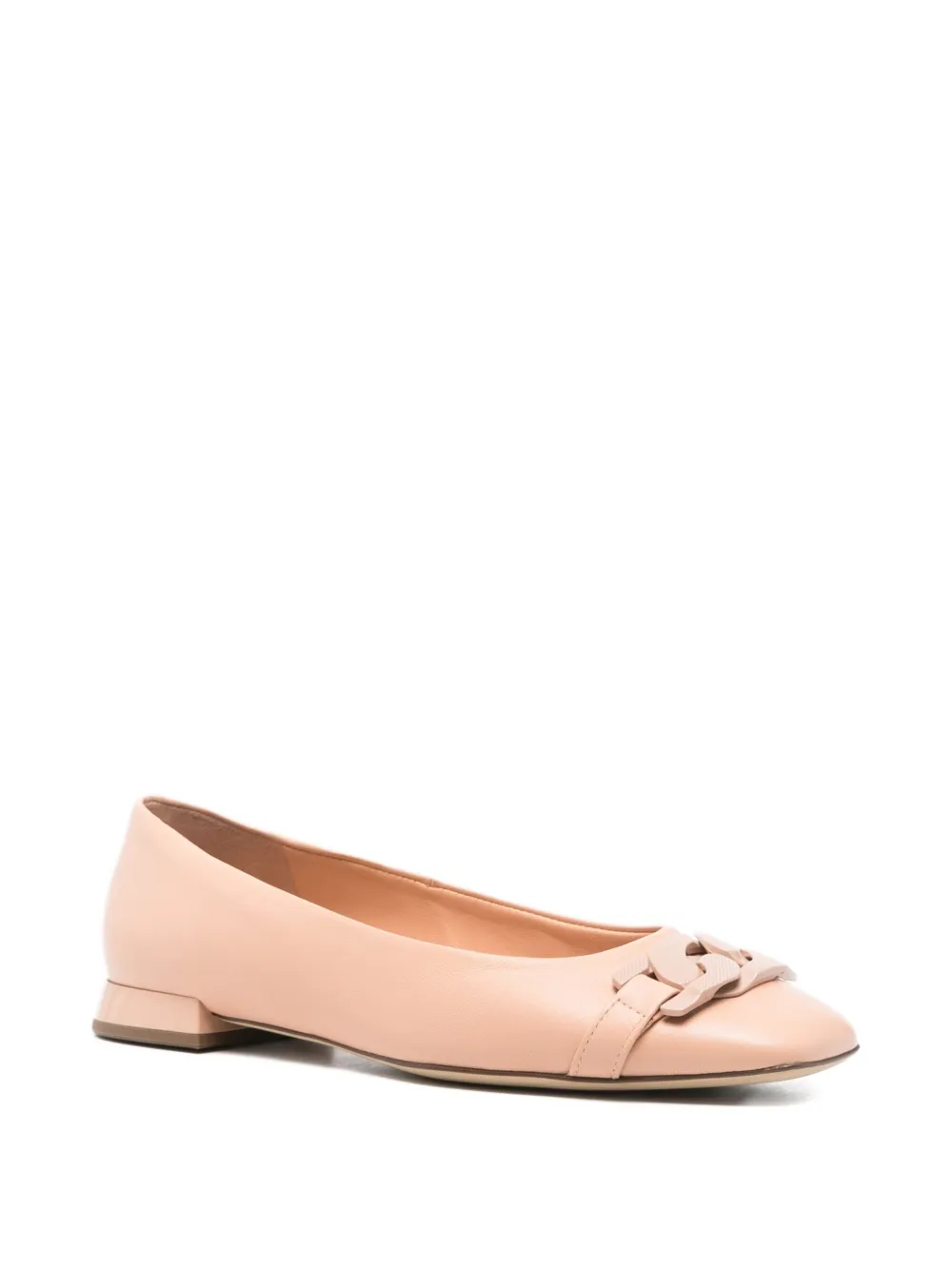 Hogl chain-detail ballet flats - Beige