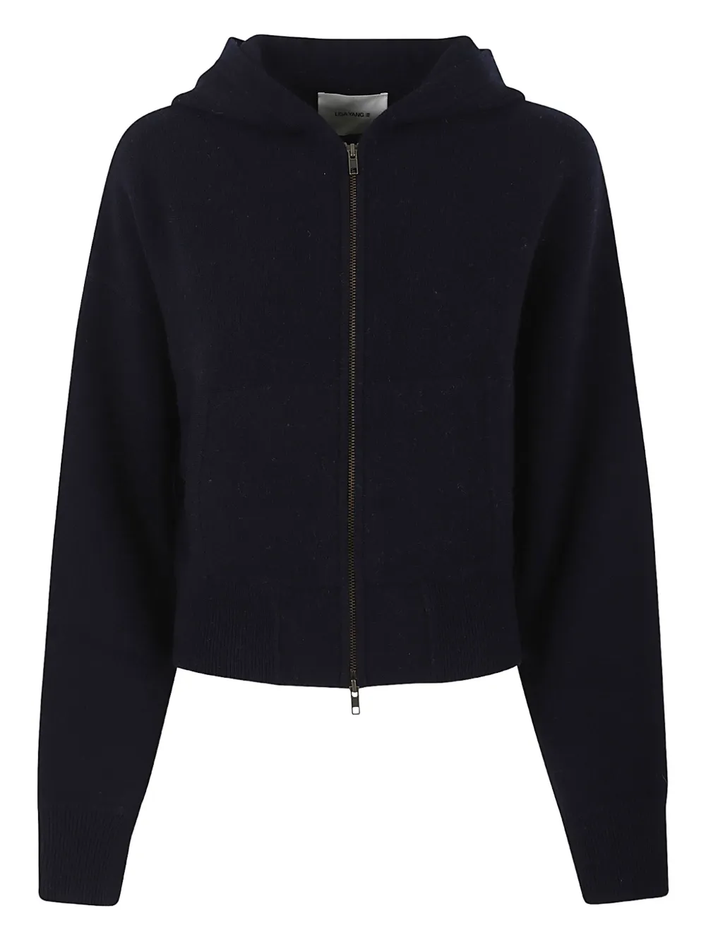 Lisa Yang hooded zip-up cardigan | Blue | Image 1