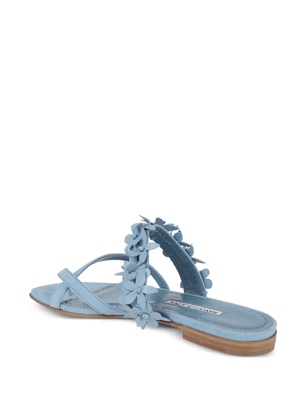 Manolo Blahnik Fiosa sandalen Blauw