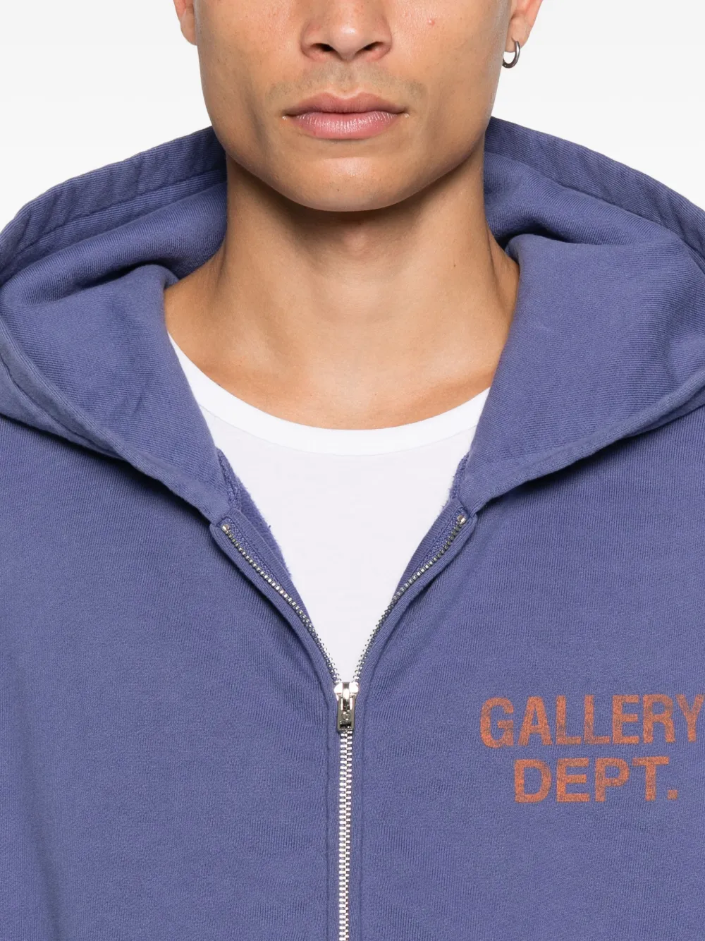 GALLERY DEPT. 90's hoodie met logoprint Paars
