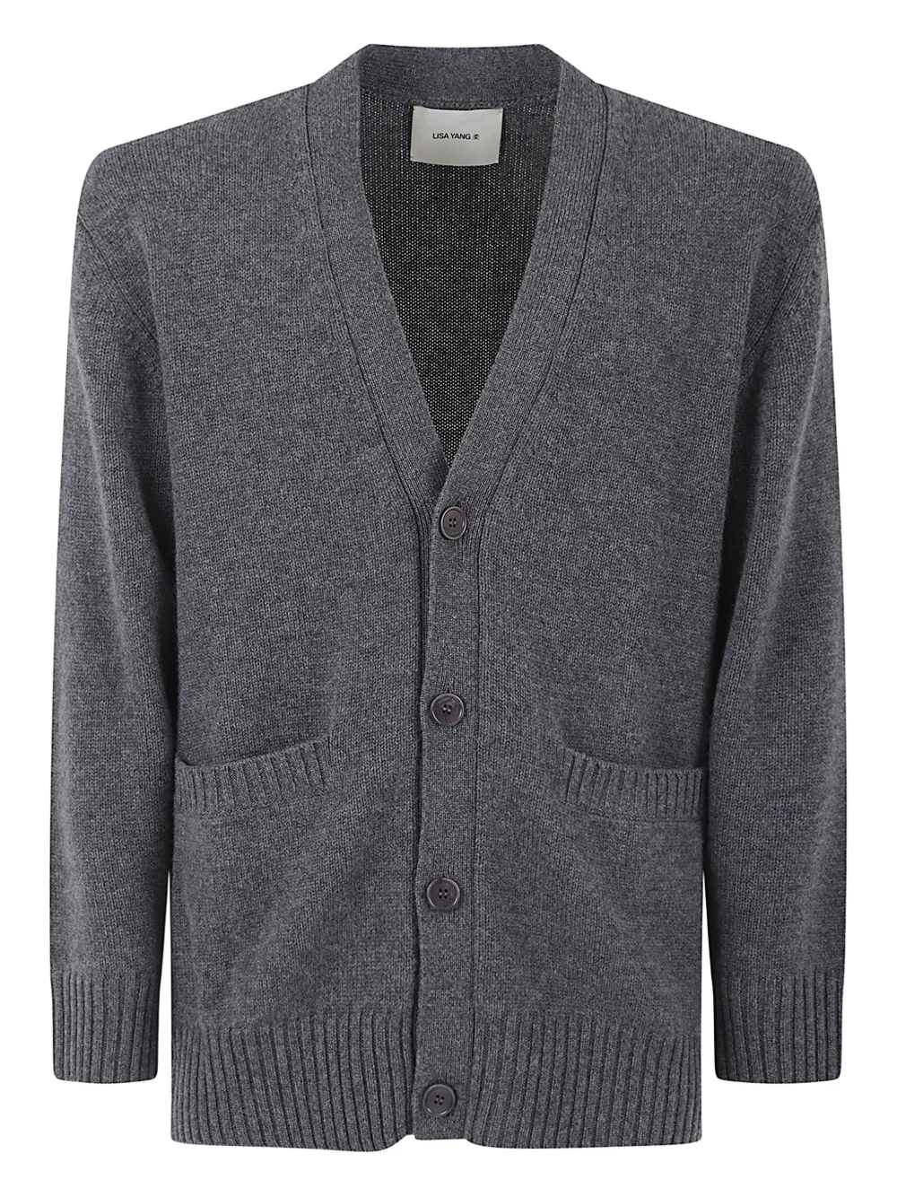Lisa Yang cardigan à boutonnière | gris | Image 1