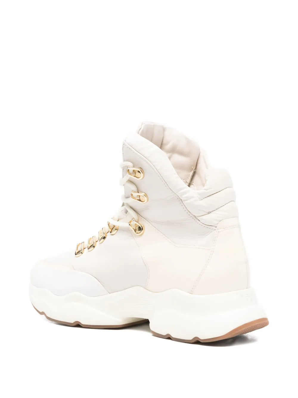 Hogl Lace-up Boots In White