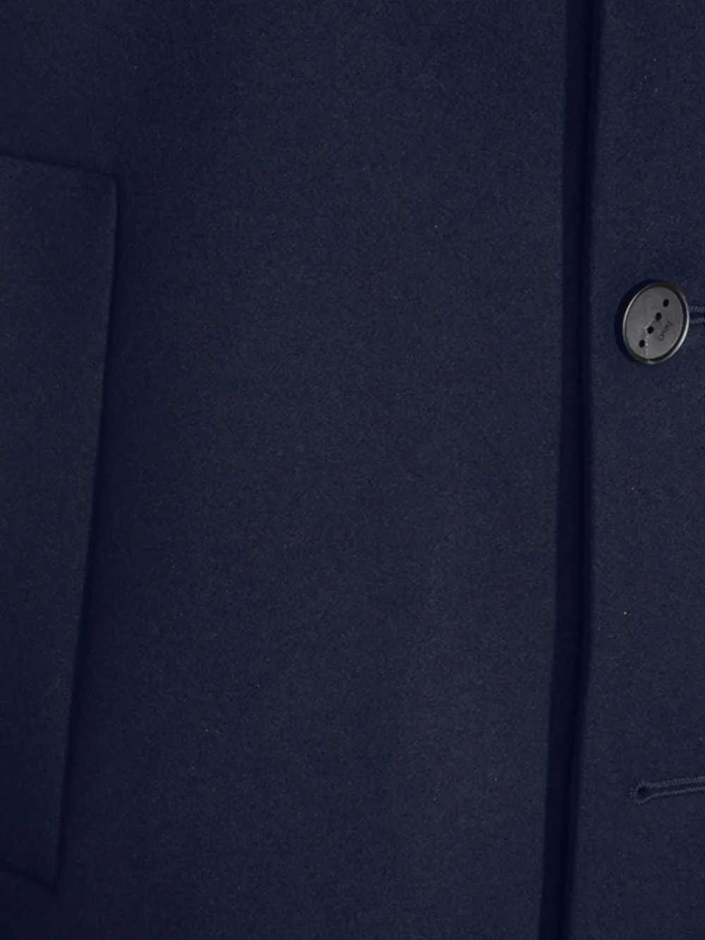 Hevo Wollen jas Blauw