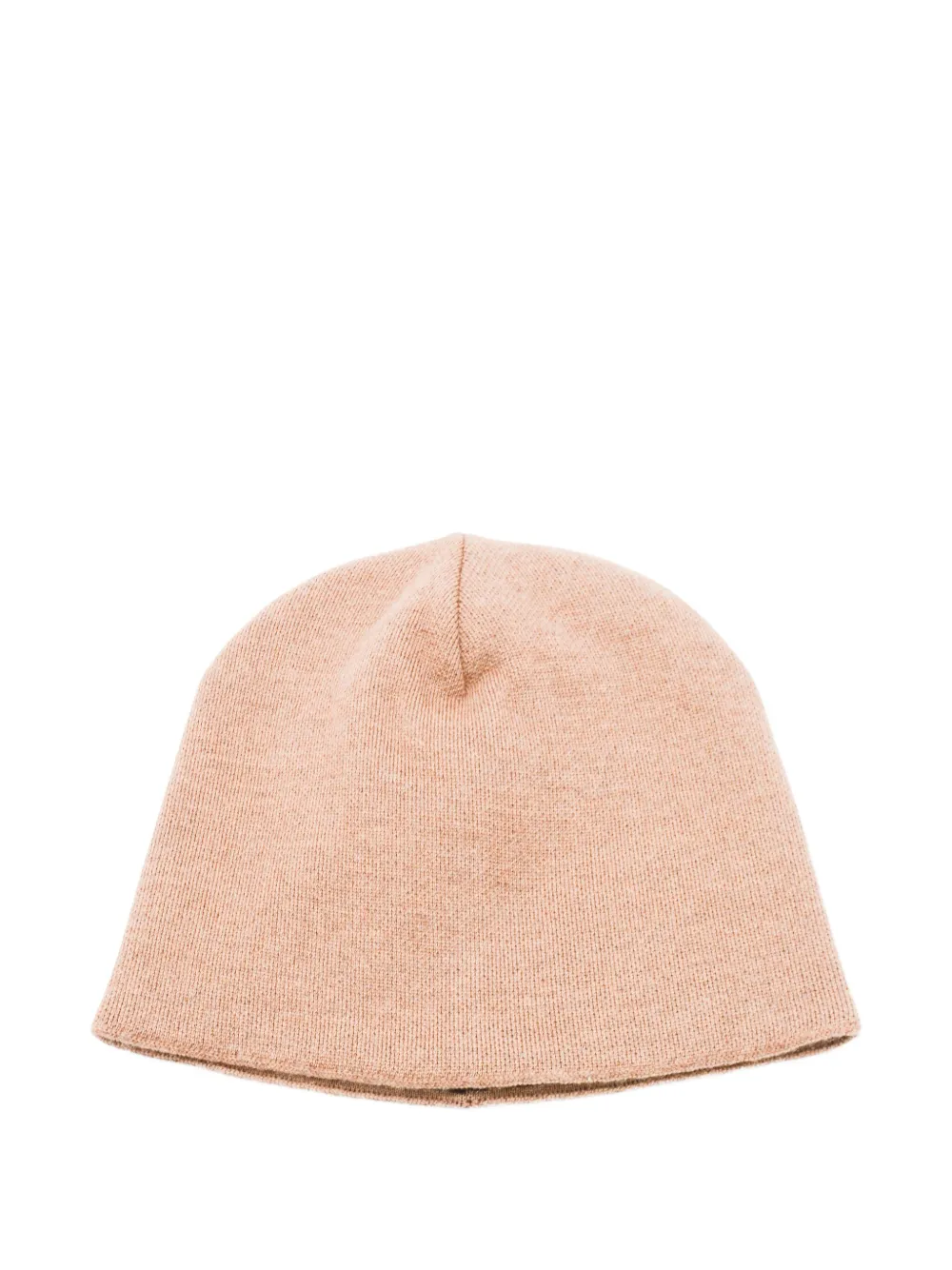 Fendi Kids Fijngeribbelde muts - Beige