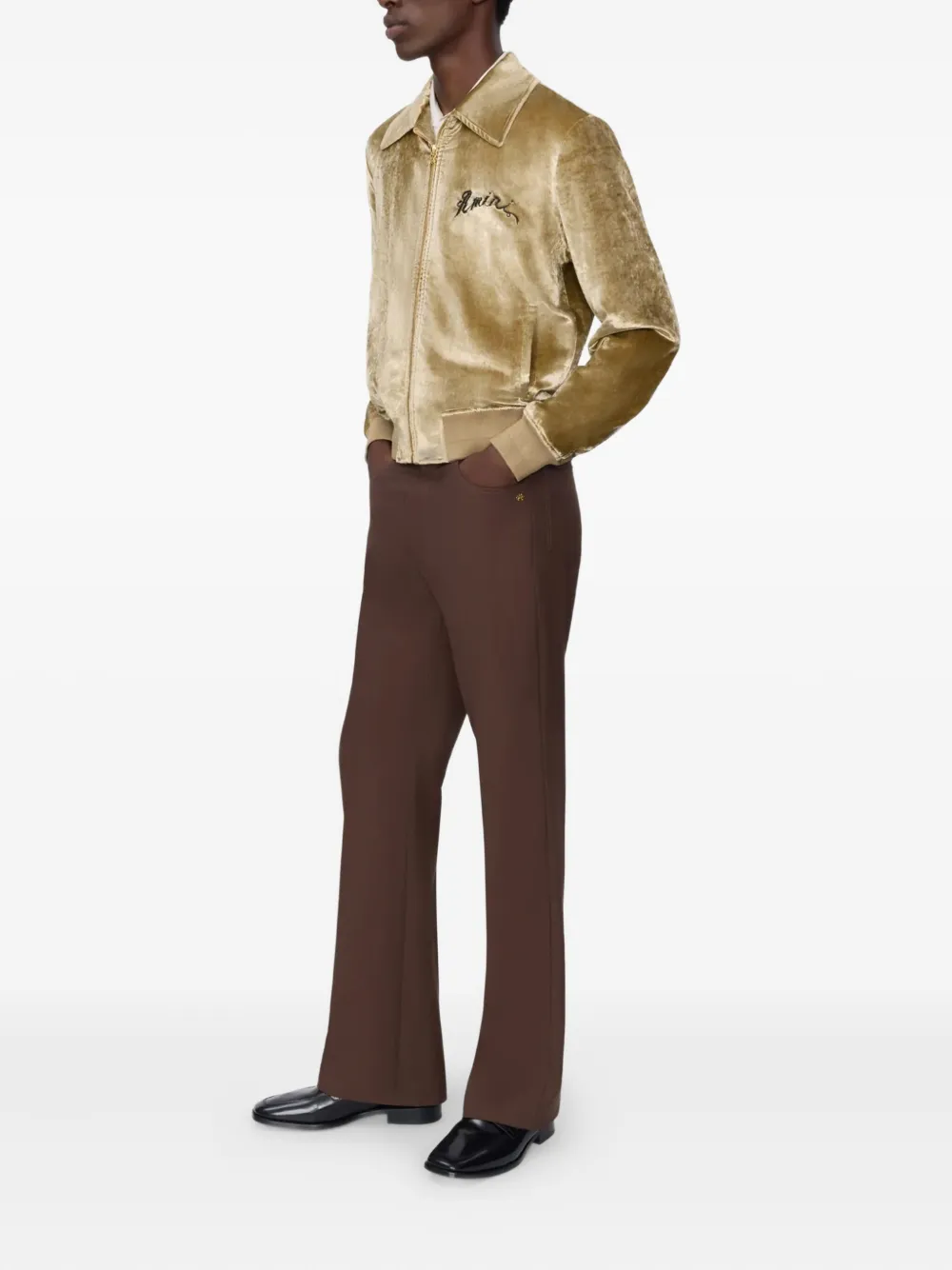 AMIRI Broek met vijf zakken Bruin