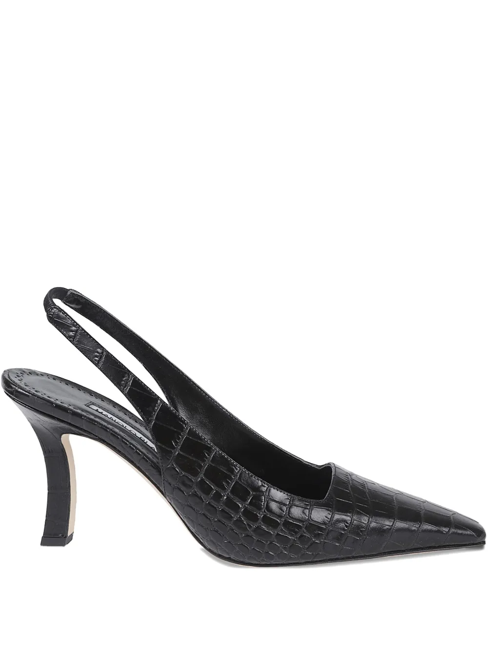 Manolo Blahnik 90mm Slingback Pumps In Black