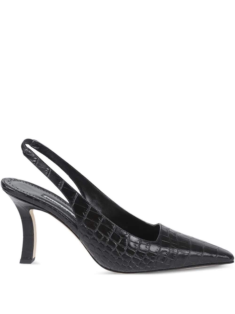 Manolo Blahnik 90mm slingback pumps | Black | Image 1