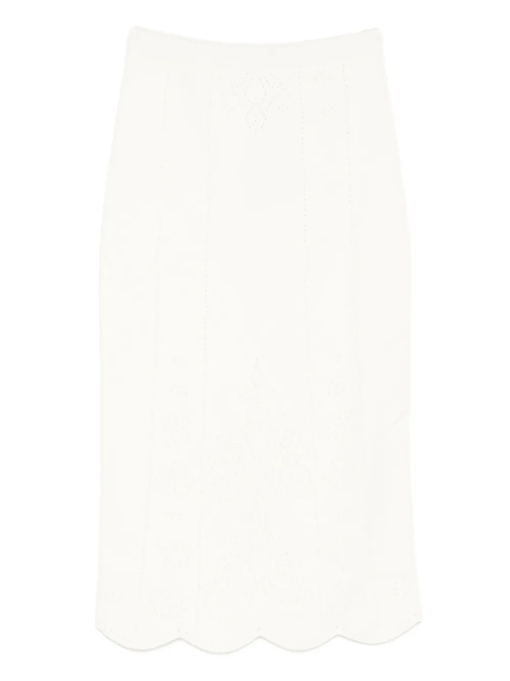 TWINSET falda lápiz con diseño festoneado | negro | Image 1