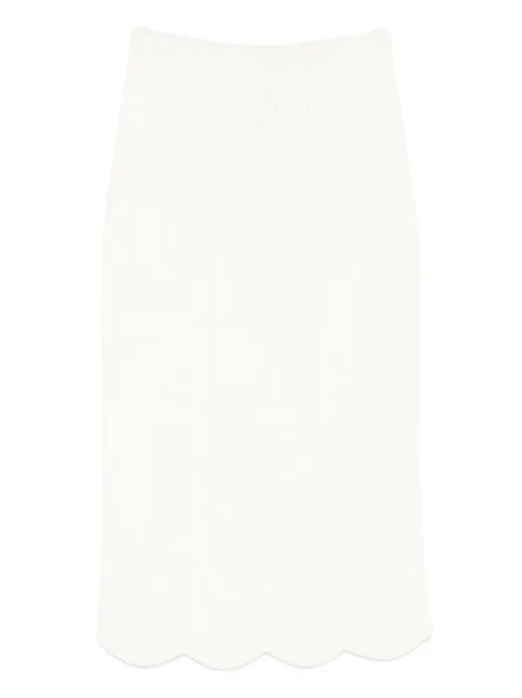 TWINSET scalloped pencil skirt