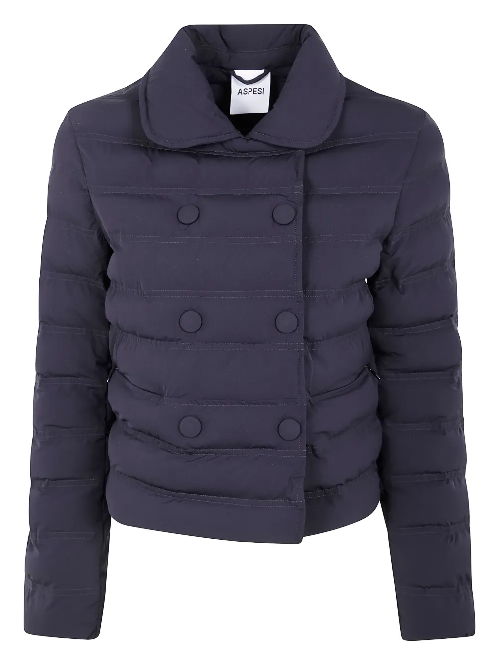 ASPESI double-breasted padded jacket | Blue | Image 1
