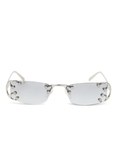Prada Eyewear studded rectangle sunglasses