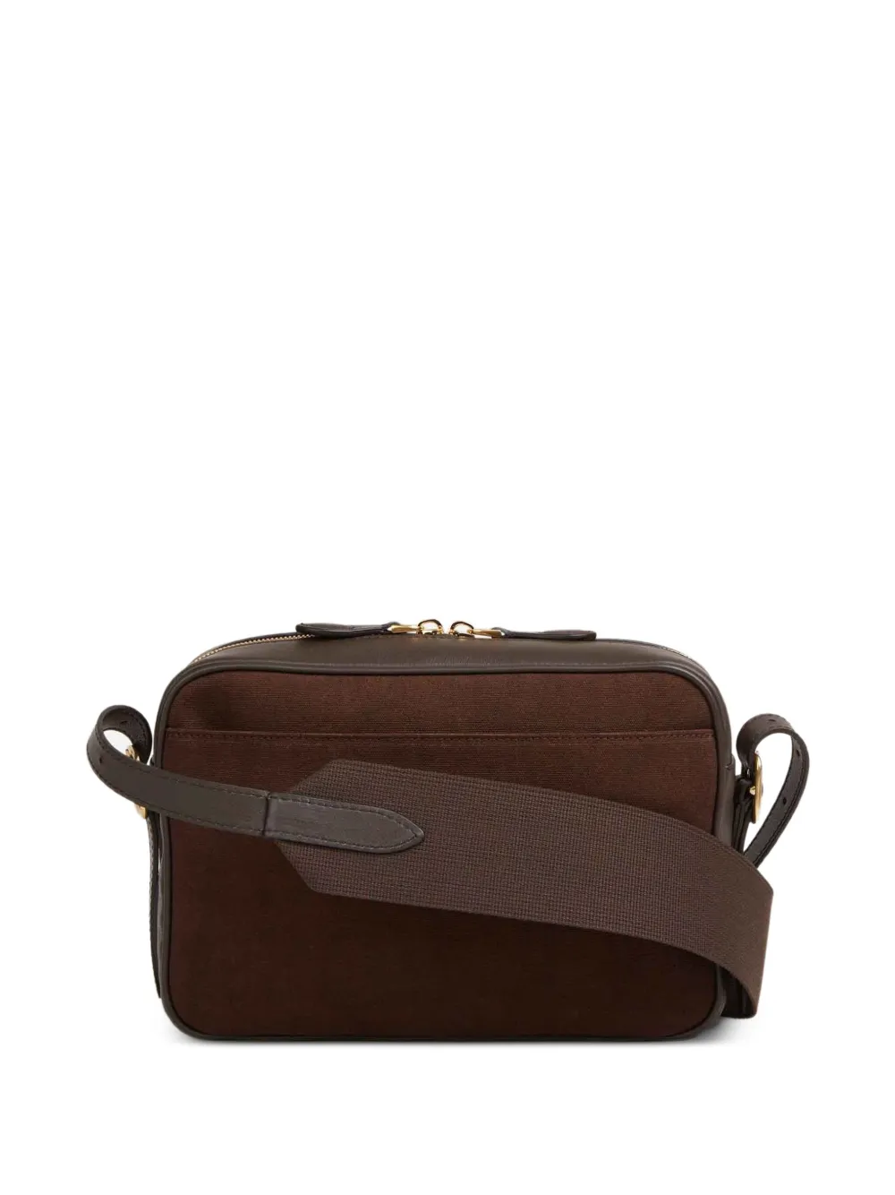Bally Gestreepte schoudertas met logodetail Bruin