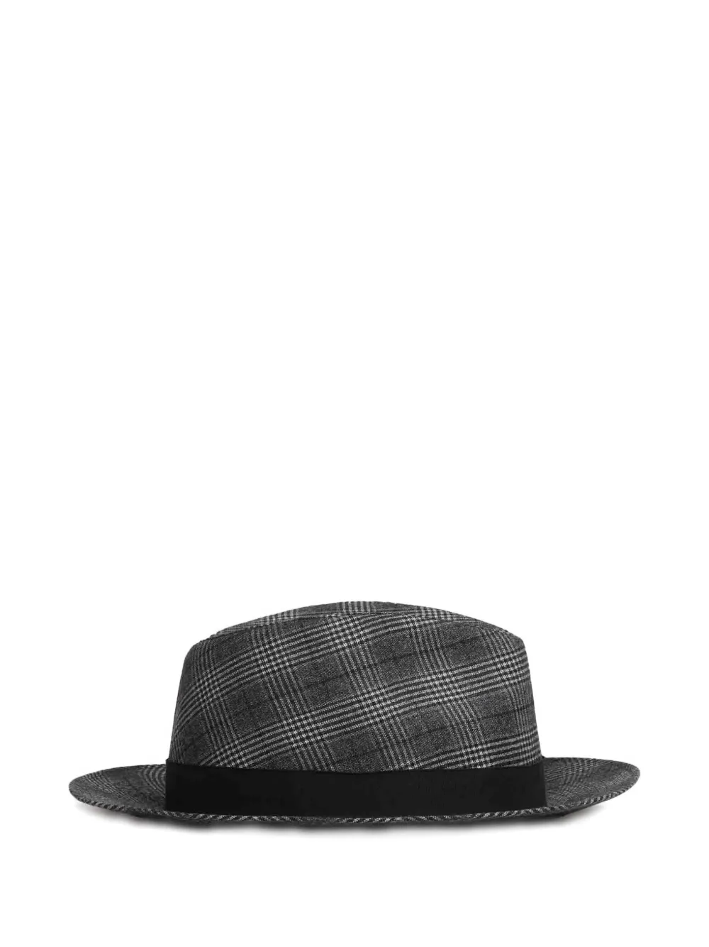 Borsalino checked ribbon fedora hat | Image 2