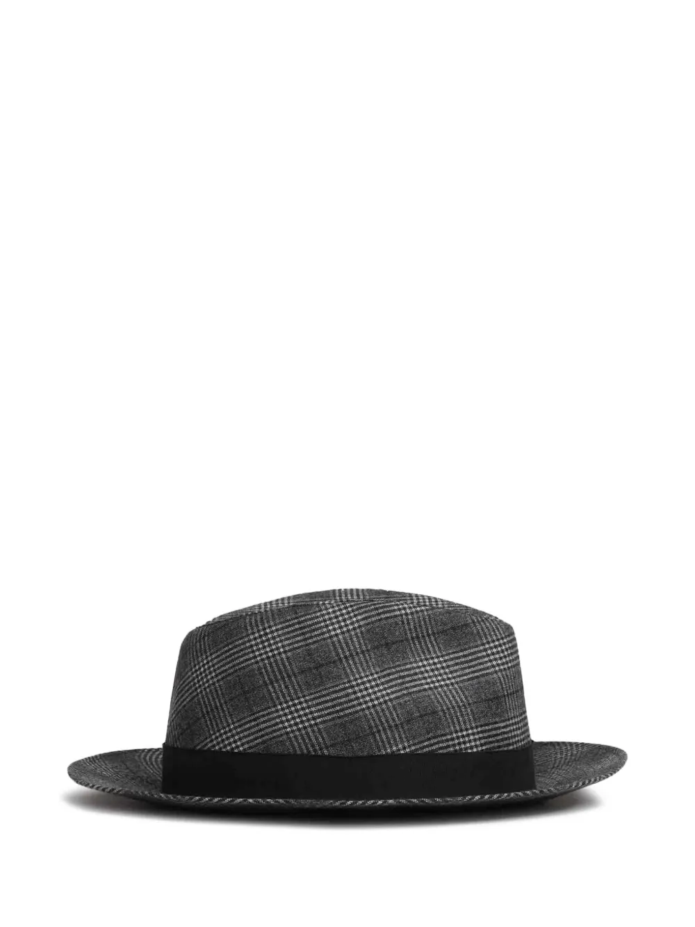 Borsalino checked ribbon fedora hat | Image 2