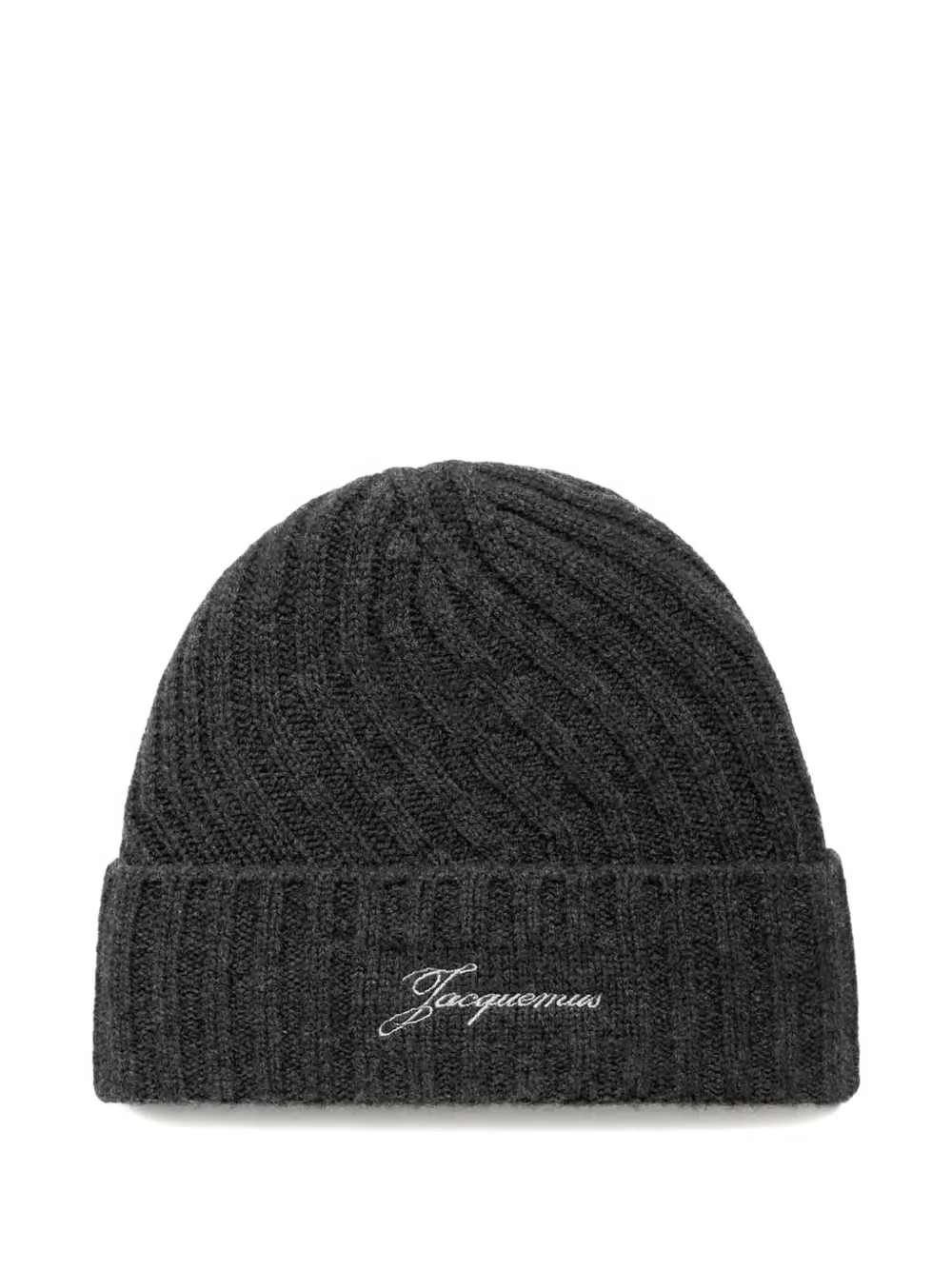 Jacquemus gorro tejido de canalé | gris | Image 1