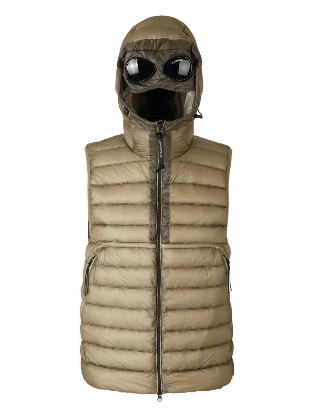 C.P. Company button padded goggle gilet | Neutrals | Image 1