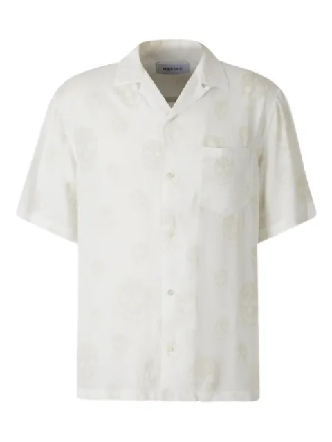 Alexander McQueen skull-print shirt