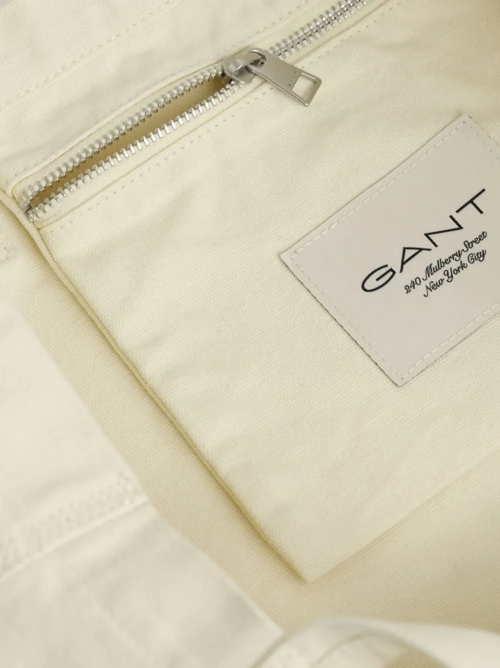 GANT 240 Mulberry Street Draagtas met print Beige