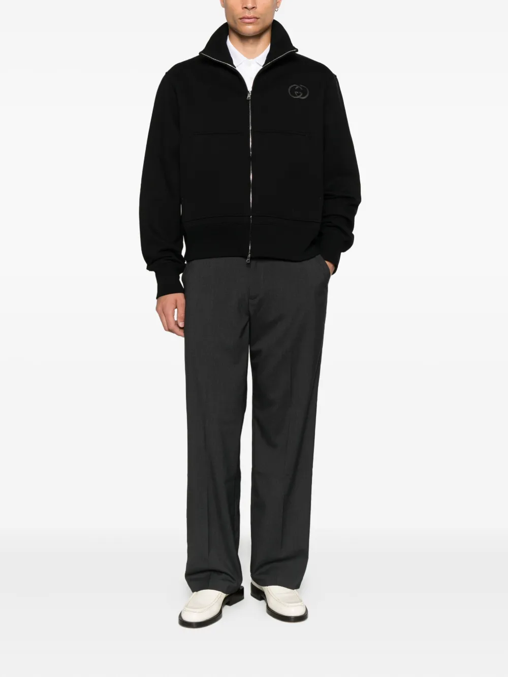 Gucci Interlocking G zip-fastening sweatshirt | Sweatshirts | Image 2