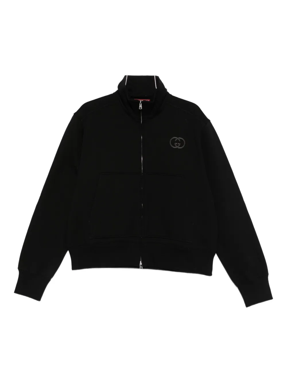 Gucci Interlocking G zip-fastening sweatshirt | Black | Image 1