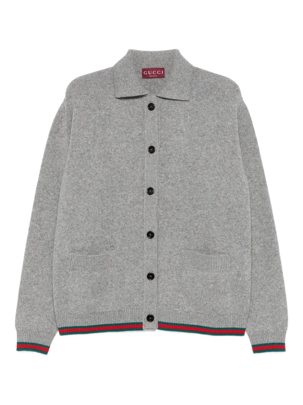 Gucci button striped cardigan | Grey | Image 1