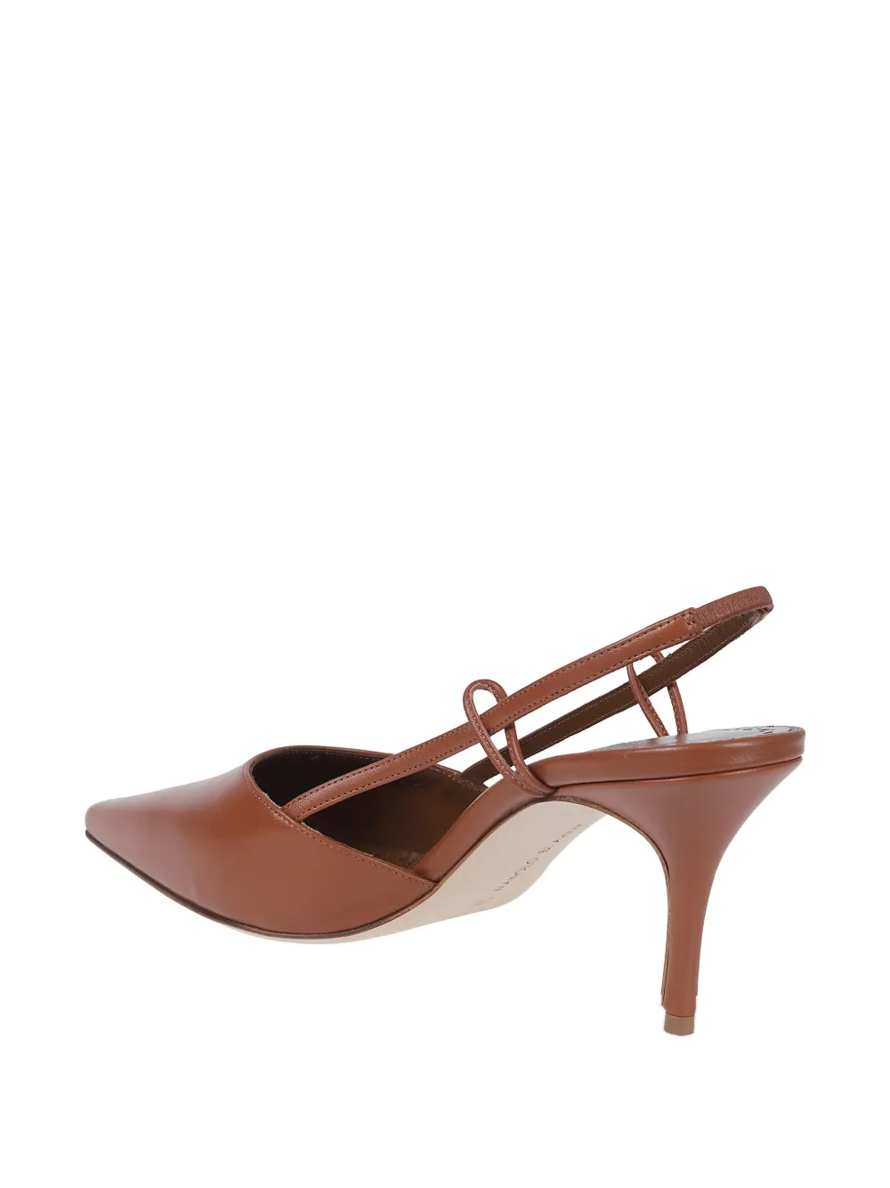 Manolo Blahnik 70mm Slingback Pointed-toe Pumps In Brown