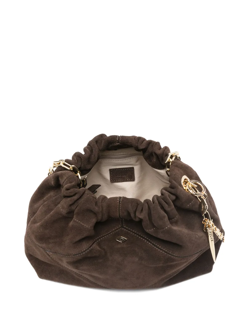 Ba&Sh June suède mini-tas Bruin