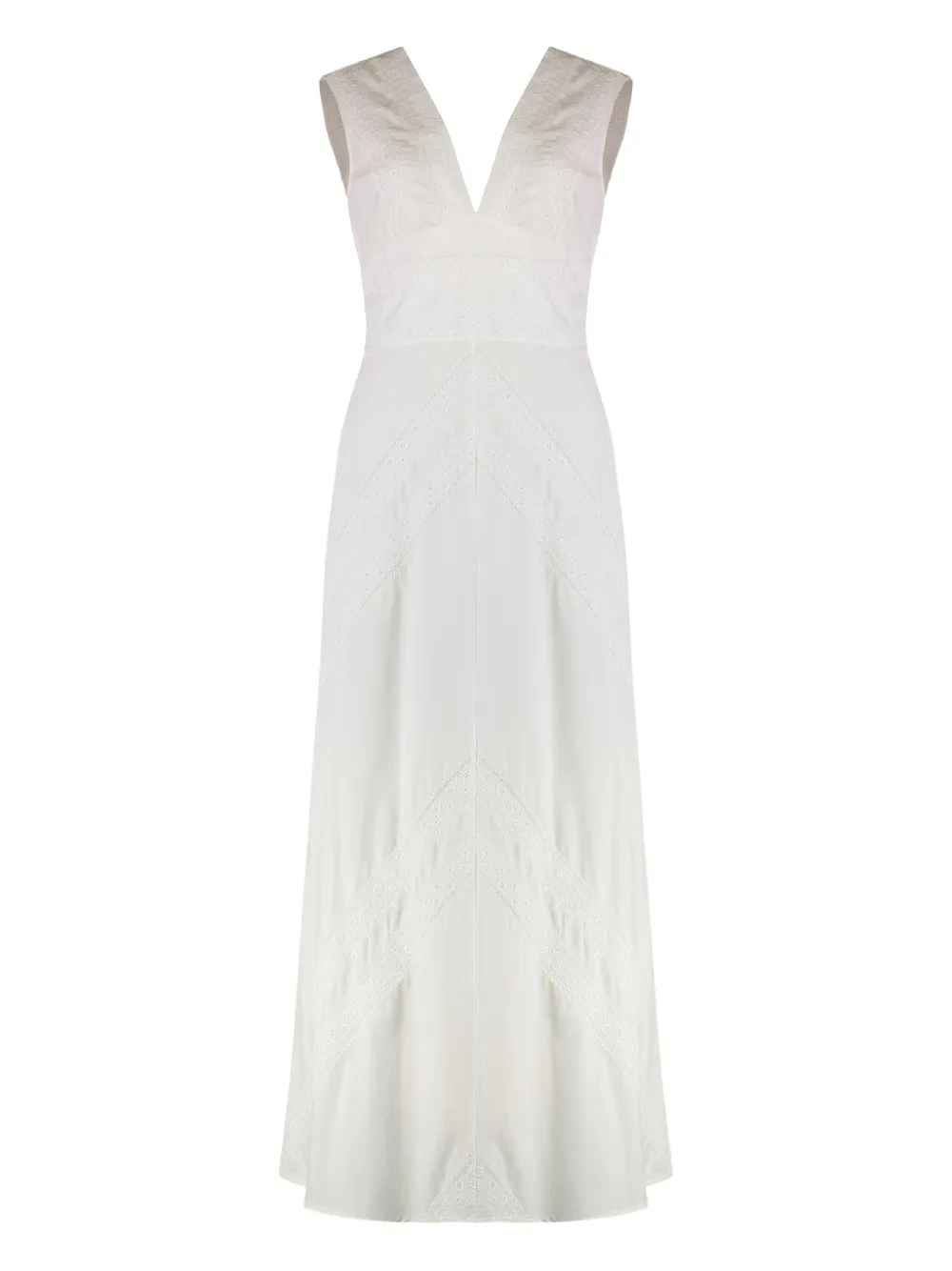 Kristina Ti V-neck dress | White | Image 1